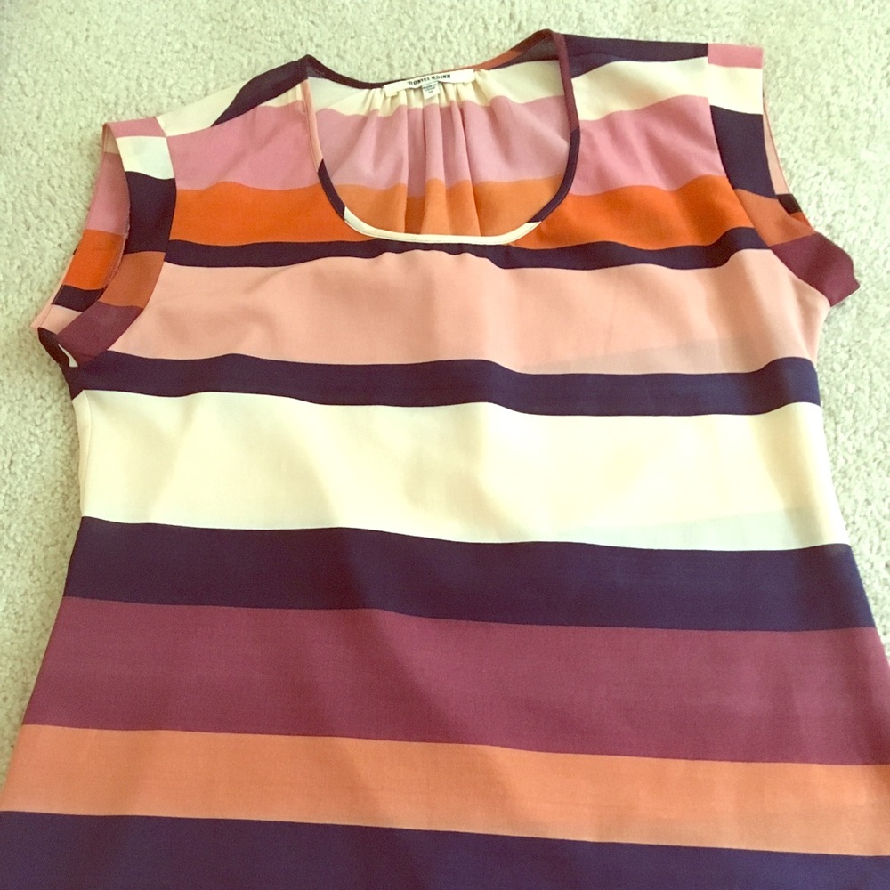 Cute fall striped top Size XS